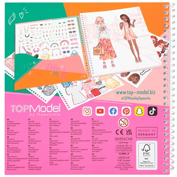 TOPModel Dress Me Up Stickersbog Love (Billede 4 af 4)