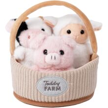 Teddykompaniet Teddy Farm Gavekurv