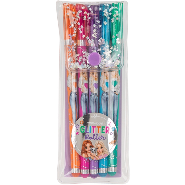 TOPModel Glittergelpenne, 5-pak (Billede 1 af 3)