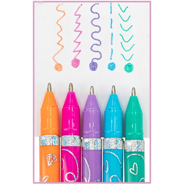 TOPModel Glittergelpenne, 5-pak (Billede 3 af 3)