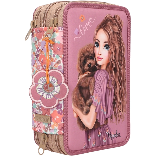 TOPModel Triple penalhus FLORAL (Billede 2 af 4)