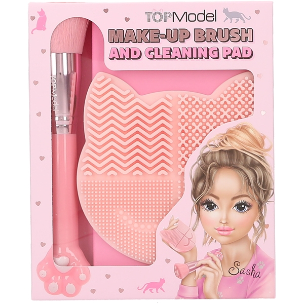 TOPModel Sminkebørste & Rengøringspad BEAUTY & ME (Billede 1 af 4)