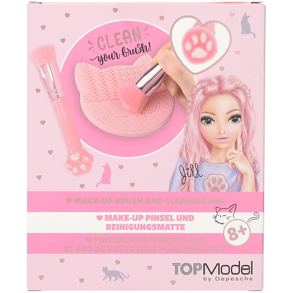 TOPModel Sminkebørste & Rengøringspad BEAUTY & ME (Billede 4 af 4)