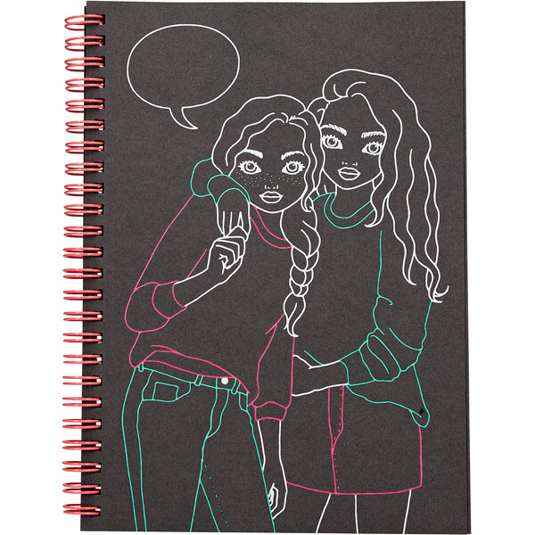 TOPModel Doodle Aktivitetsbog & Neonpenne (Billede 4 af 5)