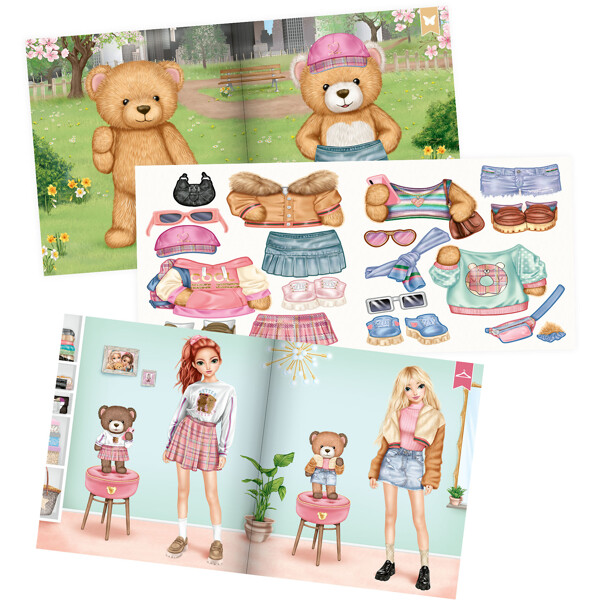 TOPModel Stickerworld TEAM TEDDY (Billede 2 af 5)