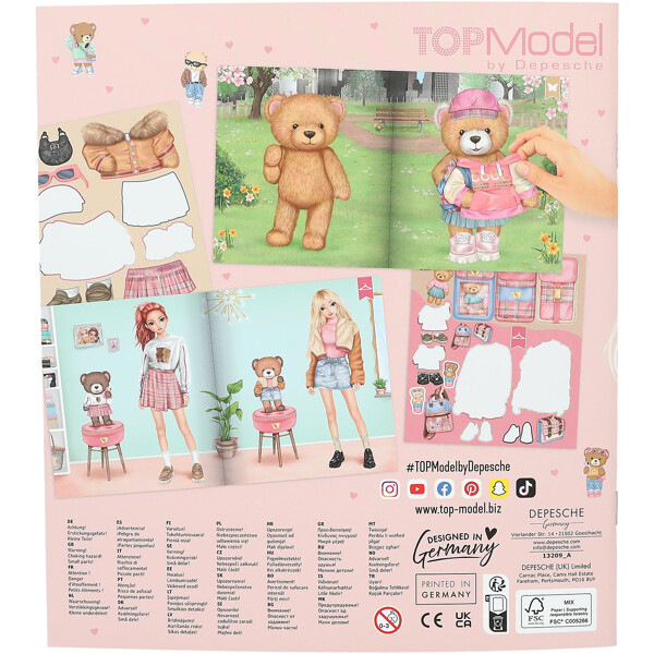 TOPModel Stickerworld TEAM TEDDY (Billede 5 af 5)
