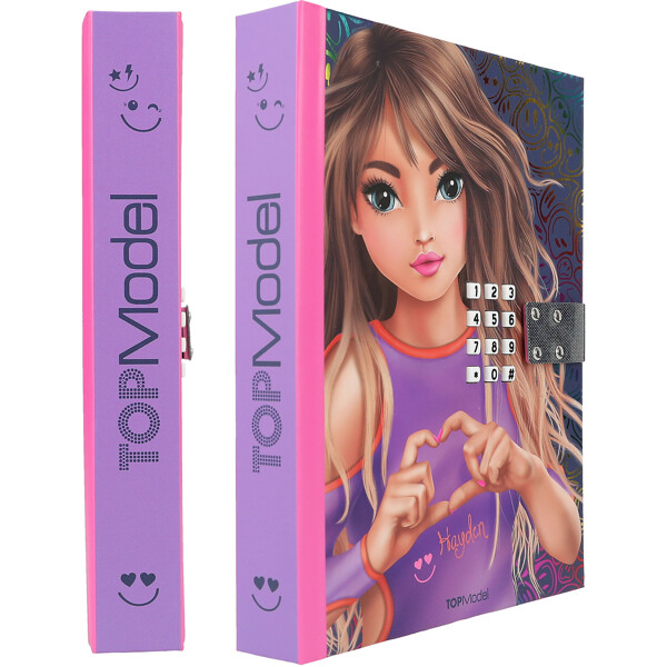 TOPModel Dagbog med kode og musik NIGHT LIGHT (Billede 2 af 5)