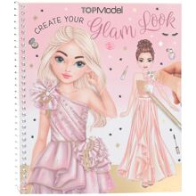 TOPModel Dress Me Up Stickers & Malebog GLAM LOOK