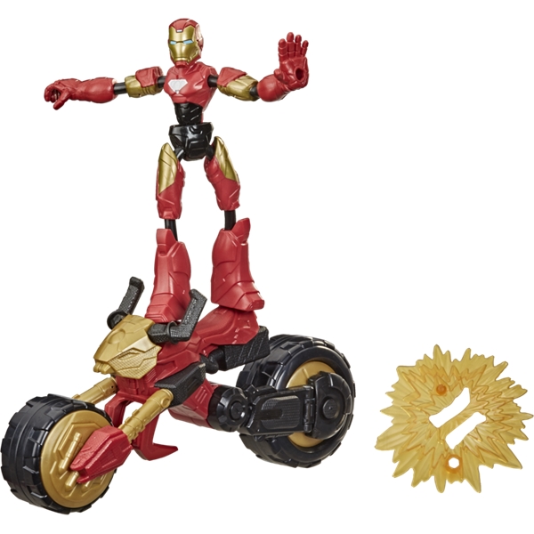 Avengers Bend & Flex Rider Iron Man (Billede 2 af 6)