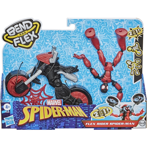 Spider-Man Bend & Flex Rider Spider-Man (Billede 1 af 6)