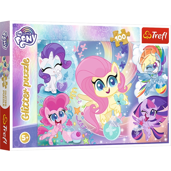 Puslespil 100 Brikker Glitter MLP (Billede 1 af 2)