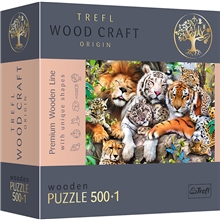 Trefl Wood Puslespil Wild Cats 501 Brikker