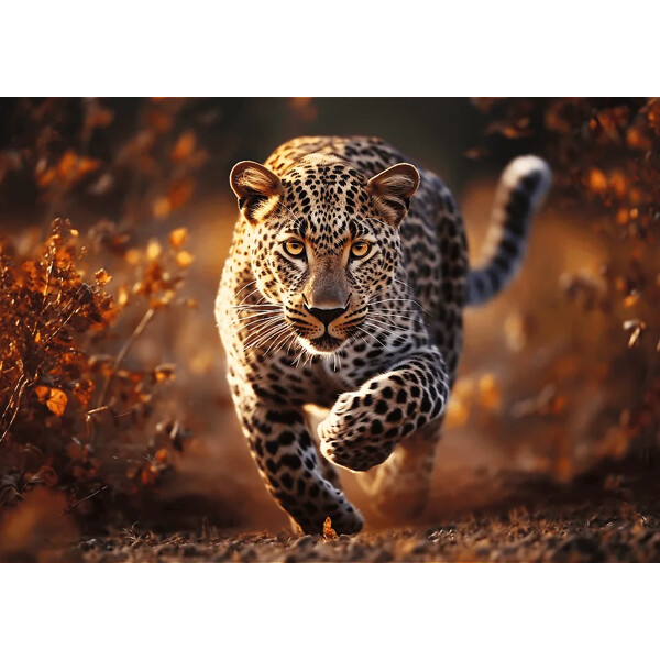 Puslespil 1000 Brikker Trefl Vild Leopard (Billede 2 af 2)