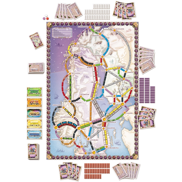 Ticket To Ride Nordic Countries (svensk) (Billede 2 af 2)