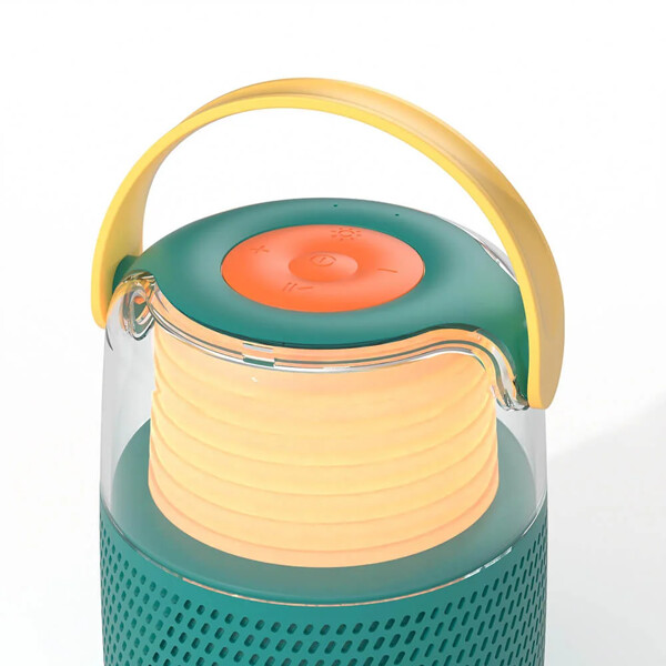 Højttaler Karaoke Kit Mic LED Blå (Billede 4 af 9)