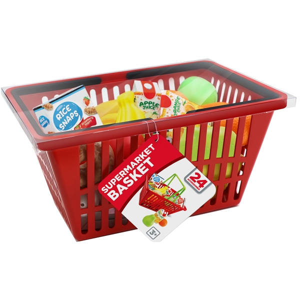 Indkøbskurv og dagligvarer (Billede 1 af 2)