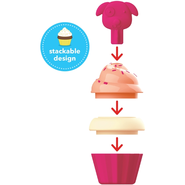 Skip Hop Zoo Sort & Stack Cupcakes (Billede 2 af 11)