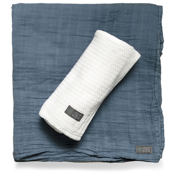 Vinter & Bloom Soft Grid + Muslin EKO 2-p (Billede 1 af 4)