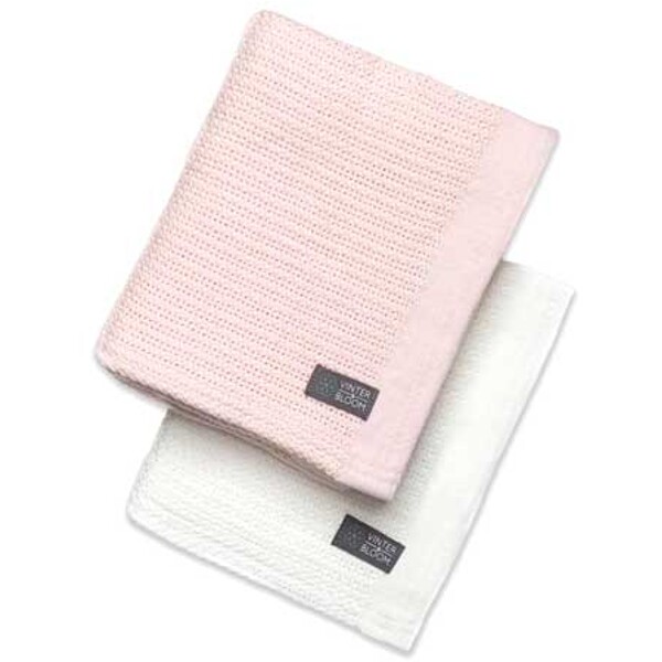 Vinter & Bloom Tæppe Soft Grid Øko 2-pk (Billede 1 af 2)