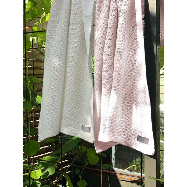 Vinter & Bloom Tæppe Soft Grid Øko 2-pk (Billede 2 af 2)