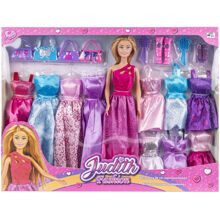 Judith Docka + 11 Kjoler & Tilbehør