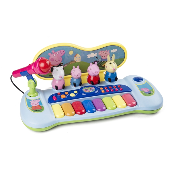 Gurli Gris Klaver med Mikrofon - Instrumenter Pig |