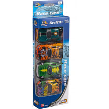 Speed Graffiti Biler 4-pak