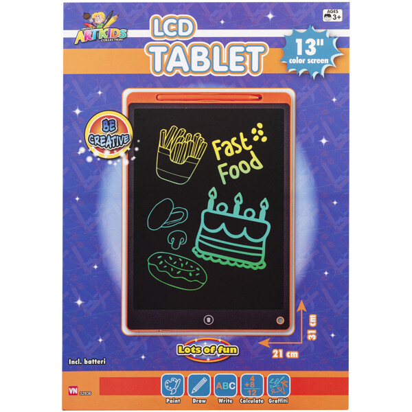 Artkids LCD Tablet 31 x 21,5 cm (Billede 1 af 2)