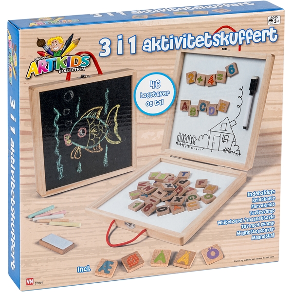 Artkids 3-i-1 Magnettavle (Billede 3 af 3)