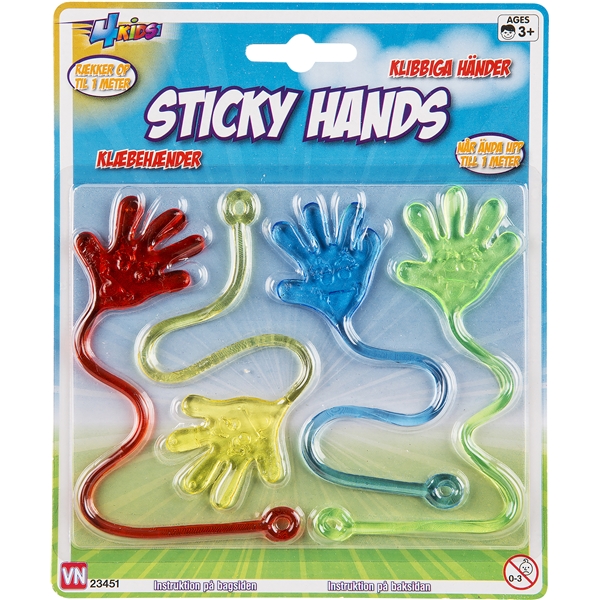 4 Kids Sticky Hands 4 stk. (Billede 1 af 3)