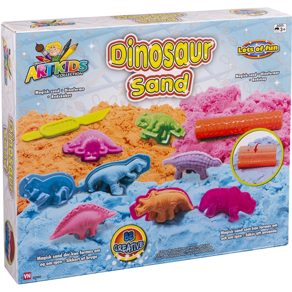 Artkids Magisk Sand med Dinosaur