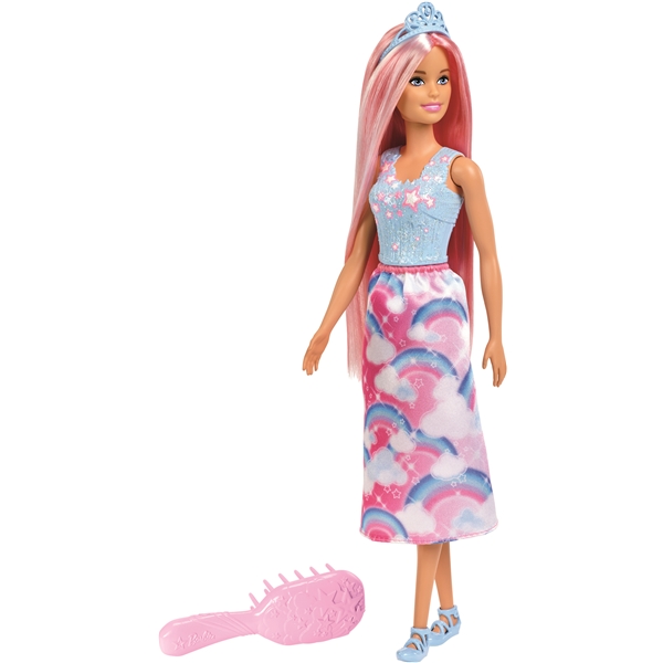 Barbie Hair Brush Doll (Billede 1 af 3)