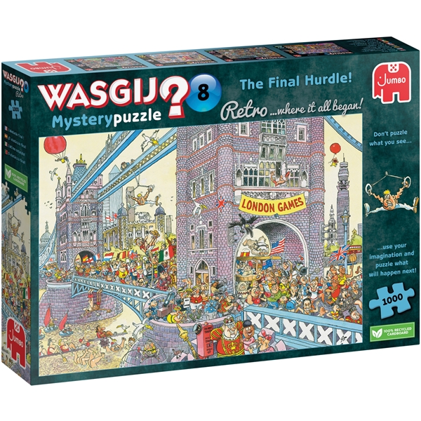 Wasgij Retro Mystery 8 The Final Hurdle! (Billede 1 af 2)