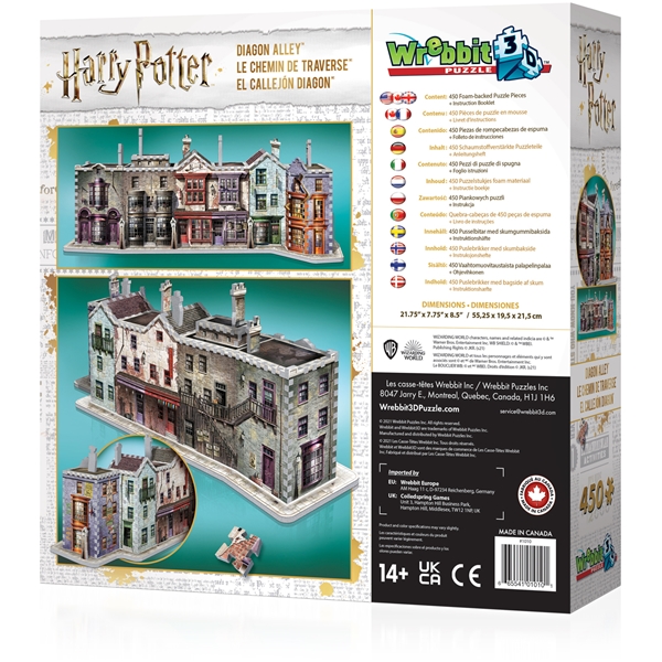 Wrebbit 3D Puslespil Harry Potter Diagon Alley (Billede 5 af 5)