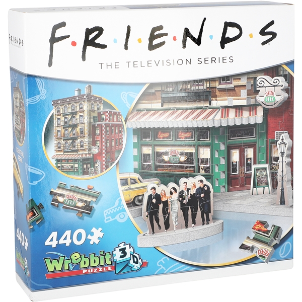 Wrebbit 3D Puslespil Friends Central Perk (Billede 1 af 5)