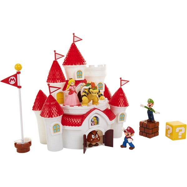 Super Mario Deluxe Playset Mushroom Kingdom Castle (Billede 4 af 5)
