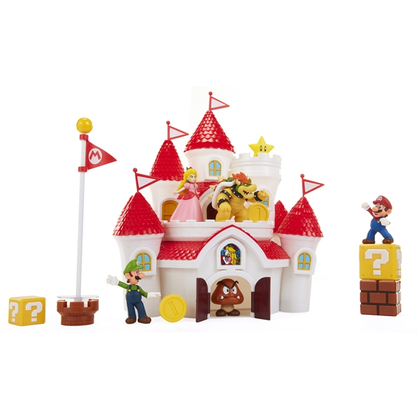 Super Mario Deluxe Playset Mushroom Kingdom Castle (Billede 5 af 5)