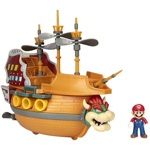 Super Mario Deluxe Bowser's Airship Playset (Billede 2 af 6)