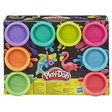 Play-Doh Pakke med 8 stk. Neon