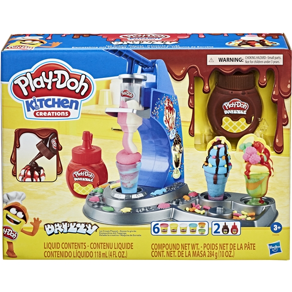 Play-Doh Drizzy Ice Cream Playset (Billede 1 af 7)