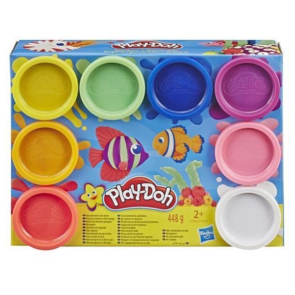 Play-Doh Pakke med 8 stk. Rainbow