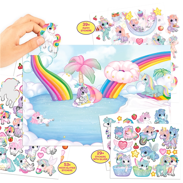 Ylvi & the Minimoomis Unicorn Kreativ Bog (Billede 2 af 3)