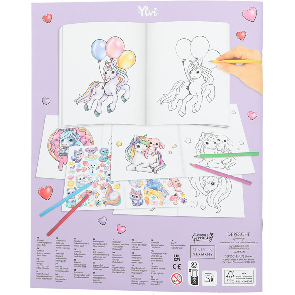 Ylvi Unicorn Malebog (Billede 5 af 5)
