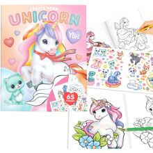 Ylvi Unicorn malebog m. klistermærker