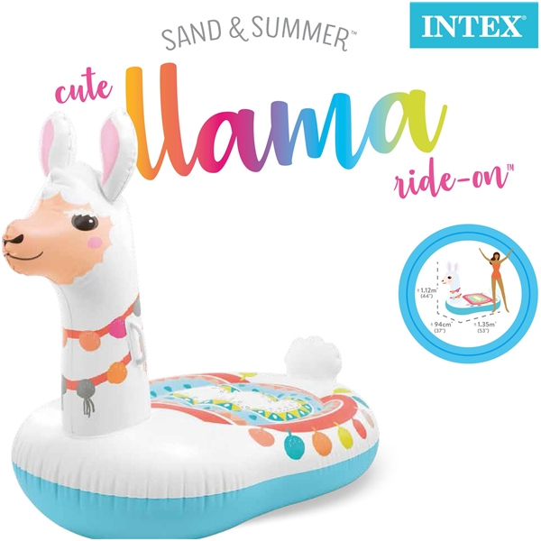 INTEX Sød Lama Ride-On (Billede 3 af 3)