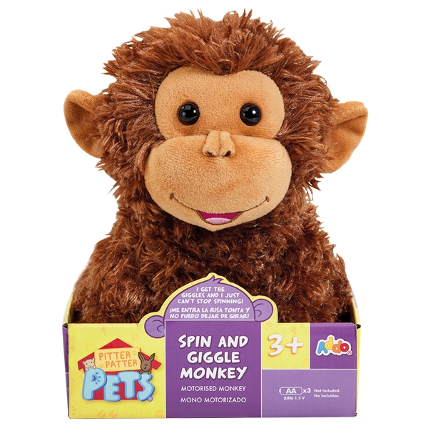 Happy Pets Spin & Giggle Monkey (Billede 1 af 2)