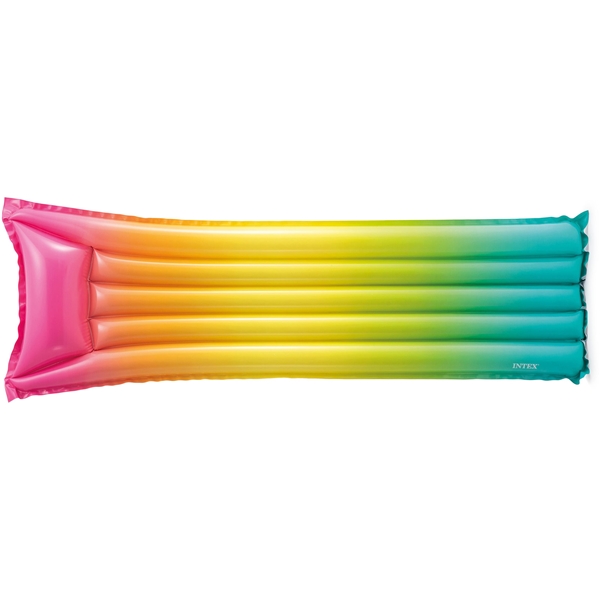 Intex Bademadras Rainbow Ombre (Billede 1 af 3)