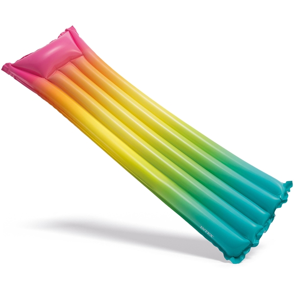 Intex Bademadras Rainbow Ombre (Billede 2 af 3)