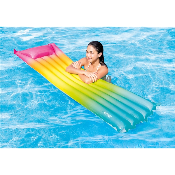 Intex Bademadras Rainbow Ombre (Billede 3 af 3)